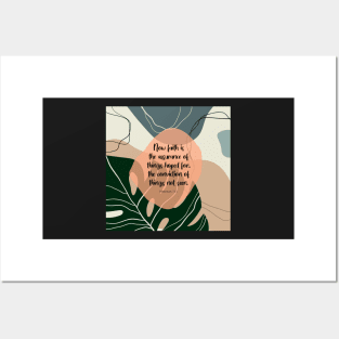 Faith is the assurance, Hebrews 11:1, Bible Verse Posters and Art